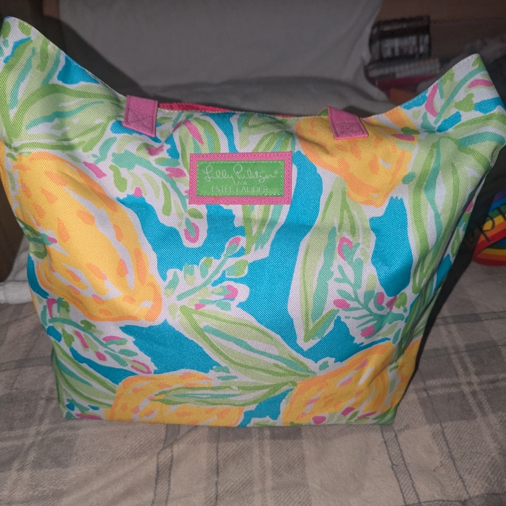 Lilly Pulitzer Colorful Tote Bag for Este Lauder.